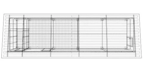 Household building project. Vector Ilustración de archivo