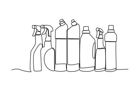 A household detergent Stock Illustration
