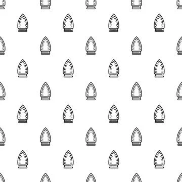 Household electric irons seamless pattern for laundry and chores 스톡 일러스트