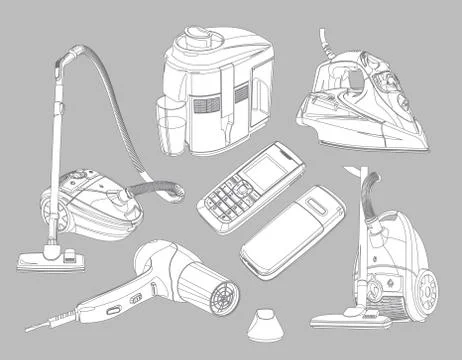 Household goods Stock Illustration