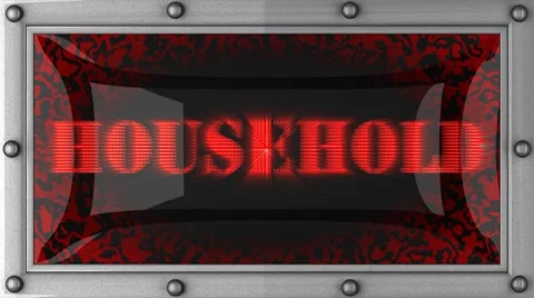 Household on led Stock Footage 8761189