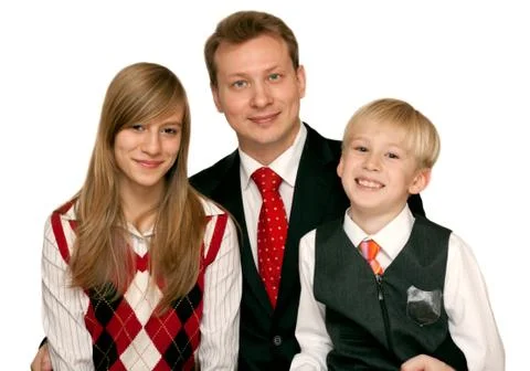 Household portrait Stock Photos
