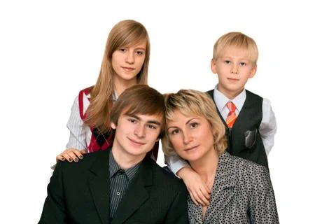 Household portrait Stock Photos