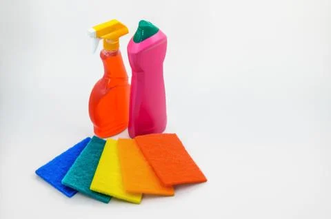 Household scrub set 02 Stock Photos