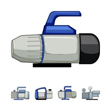 Household water pump system providing pressure boosting technology Stock Illustration