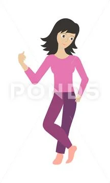 Housekeeper Isolated. Hotel Employee Woman Stock Illustration