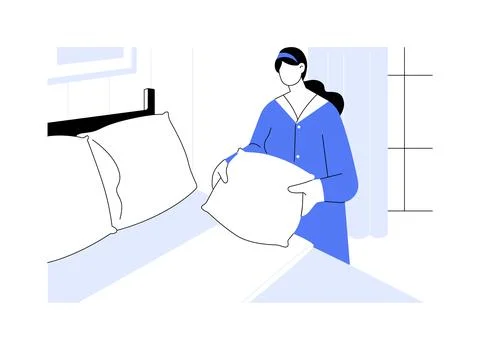 Housekeeping abstract concept vector illustration. Stock Illustration
