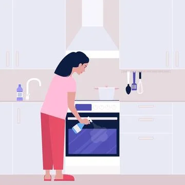 Housekeeping concept Stock Illustration