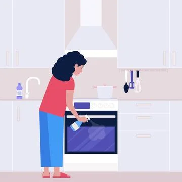 Housekeeping concept Stock Illustration