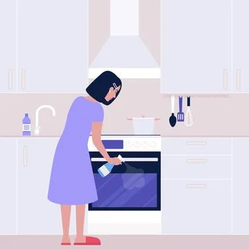 Housekeeping concept Stock Illustration