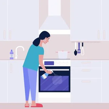 Housekeeping concept Stock Illustration