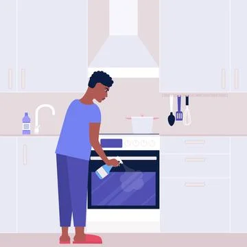 Housekeeping concept Stock Illustration