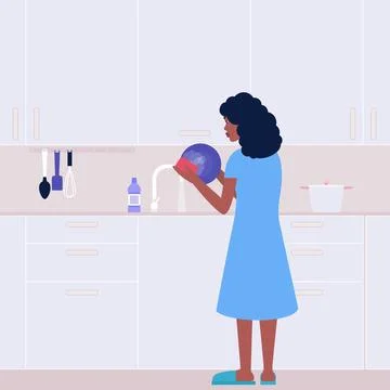 Housekeeping concept Stock Illustration
