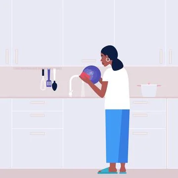 Housekeeping concept Stock Illustration