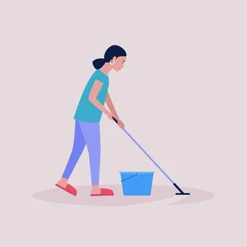 Housekeeping Stock Illustration