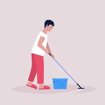 Housekeeping Stock Illustration