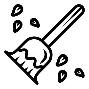 Housekeeping line icon vector illustration isolated on white background Stock Illustration