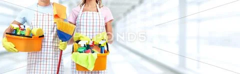 Housemaid. Stock Photos