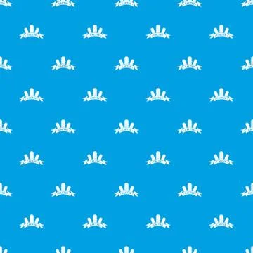 Houseplant pattern vector seamless blue イラスト素材