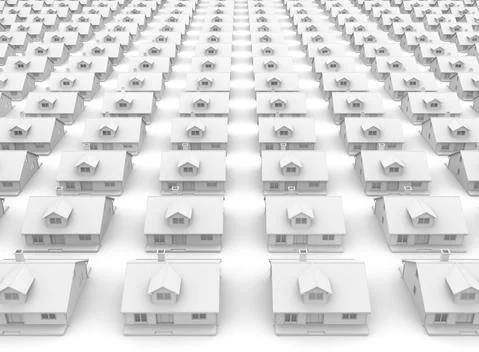 Houses background Illustrazione stock