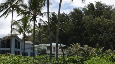 Houses by the Beach Stock Footage 104794928