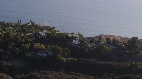 Houses on cliff Stock Footage 77825542