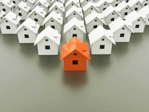 Houses concept Stock Illustration