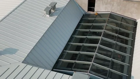 Houses construction process. Construction of a residential complex Stock Footage 223679652