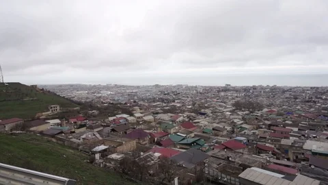 Houses of Derbent Stock Footage 106836236