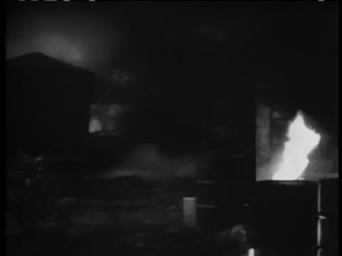 Houses exploding during military invasion Stock Footage 260254033