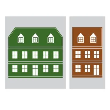 Houses Stock Illustration
