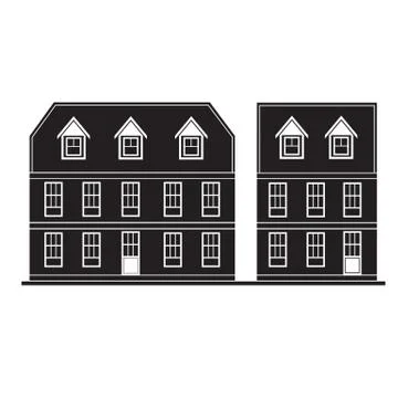 Houses Stock Illustration