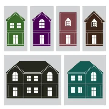 Houses Stock Illustration