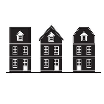Houses Stock Illustration