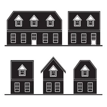 Houses Stock Illustration