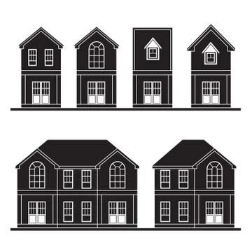 Houses Stock Illustration