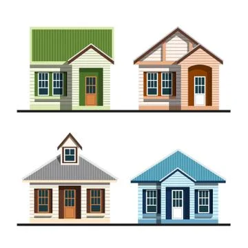Houses Stock Illustration