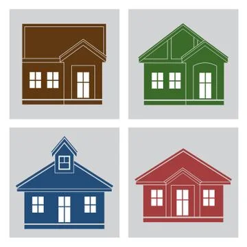 Houses Stock Illustration
