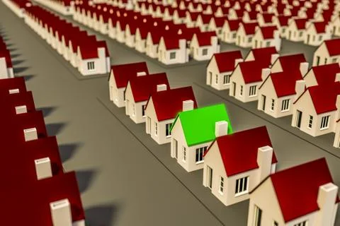 Houses Stock Illustration