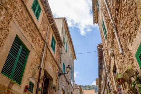 Houses low angle Stock Photos
