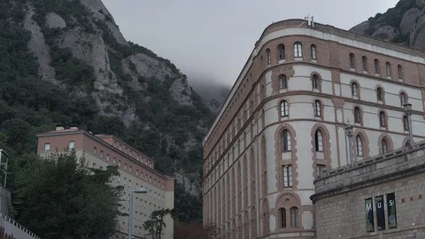 Houses in the mountains Stock Footage 120434573