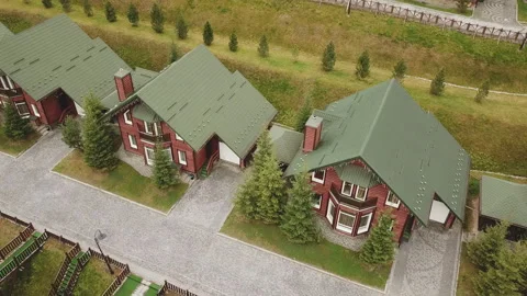 Houses of the same type Stockbeeldmateriaal 117229342