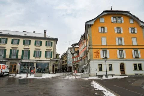 Houses on the square. Photos