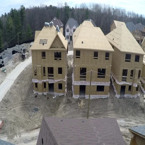 Houses under construct outback Stock-Footage 69732022