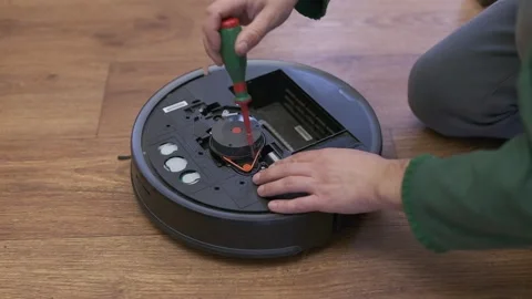 Housework and technology concept. Maintenance and Stock Footage 255227308