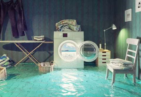 Housework dreams. Stock Illustration