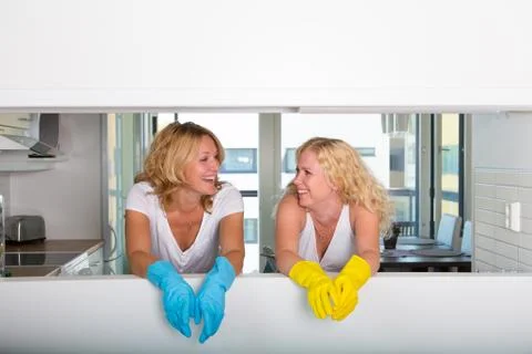 Housework at home 스톡 사진