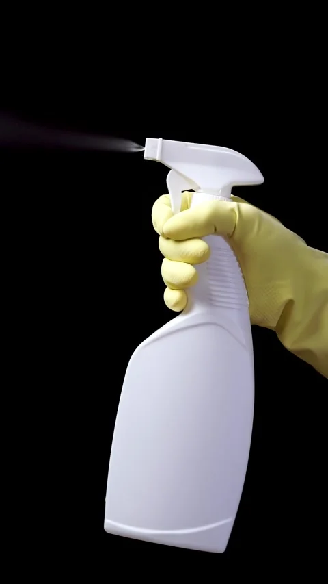 Housework spray bottle Stock-Footage 303146843