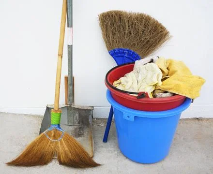 Housework supplies Stock Photos