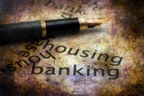 Housing and banking concept Stock Illustration